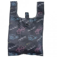 Japan Sanrio Convenience Eco Shopping Bag - Little Twin Stars / Gray
