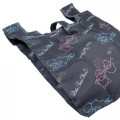 Japan Sanrio Convenience Eco Shopping Bag - Little Twin Stars / Gray - 3
