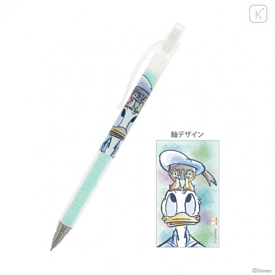 Japan Disney Pilot AirBlanc Mechanical Pencil - Donald with Chip & Dale - 1