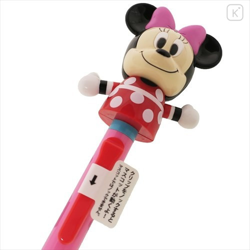 Japan Disney Big Moving Hands Ball Pen - Minnie - 2