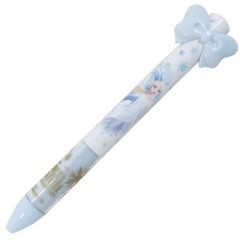 Japan Disney Two Color Mimi Pen - Elsa & Ribbon