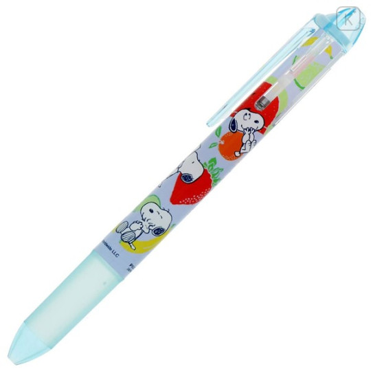Japan Peanuts Hi-Tec-C Coleto 4 Color Barrel - Snoopy : Blue - 1