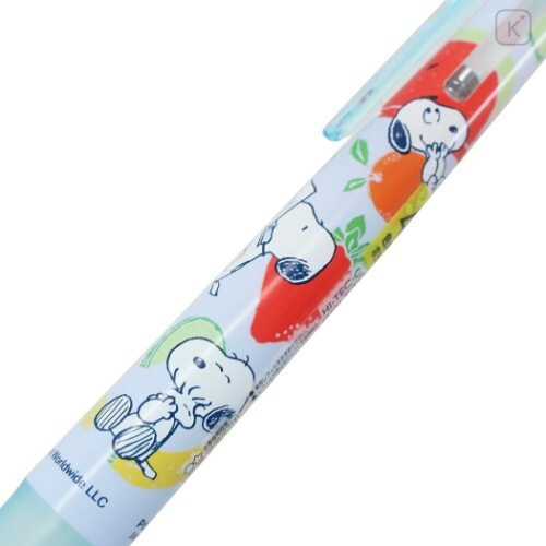Japan Peanuts Hi-Tec-C Coleto 4 Color Barrel - Snoopy : Blue - 2