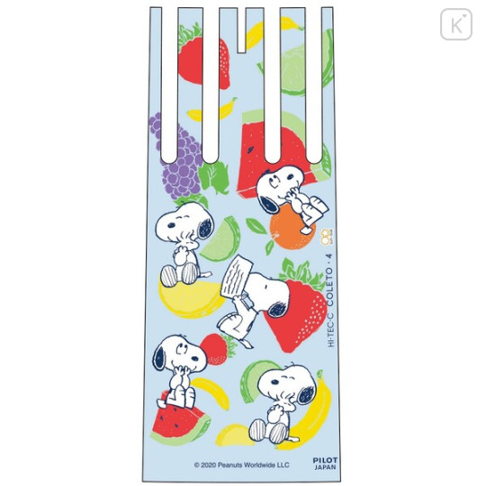 Japan Peanuts Hi-Tec-C Coleto 4 Color Barrel - Snoopy : Blue - 4