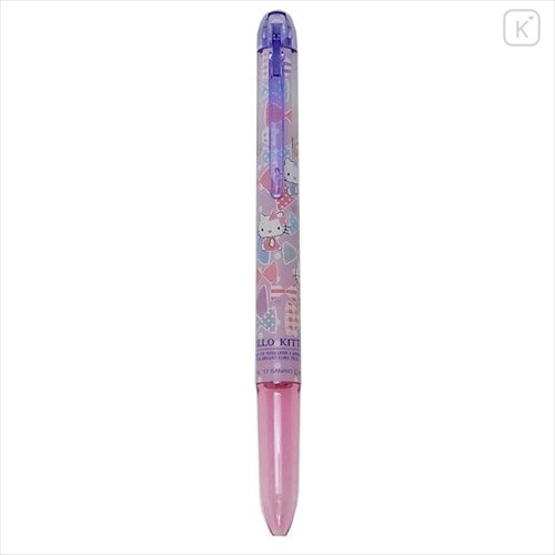 Japan Sanrio Hi-Tec-C Coleto 3 Color Barrel - Hello Kitty : Ribbon - 1