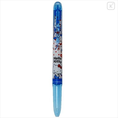 Japan Sanrio Hi-Tec-C Coleto 3 Color Barrel - Hello Kitty : White Blue - 1