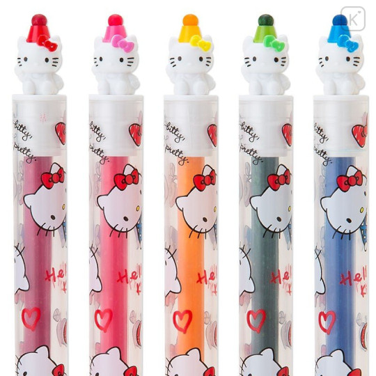 Japan Sanrio Twin Pen Set - Hello Kitty - 3