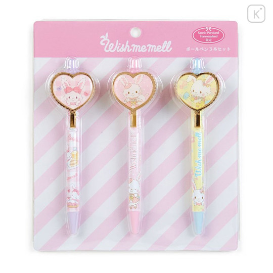 Japan Sanrio Ball Pen 3pcs Set - Wish Me Mell : Amusement Park - 5