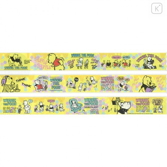 Japan Disney Yojo Masking Tape - Winnie the Pooh - 3