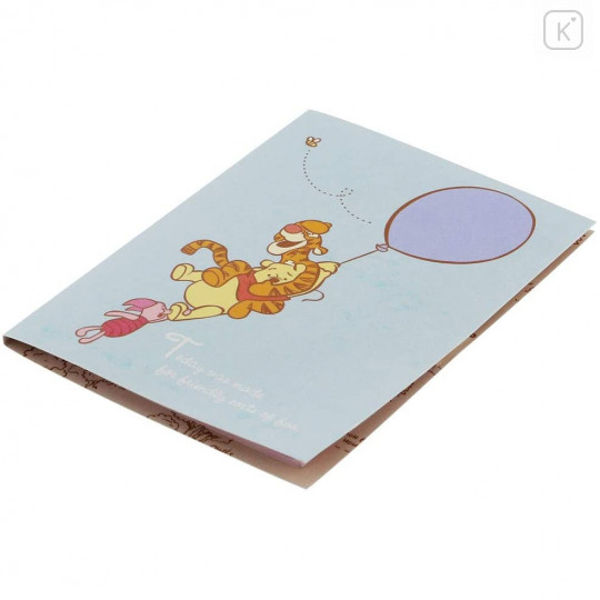 Japan Disney Sticky Notes Book - Winnie The Pooh / Balloon - 2