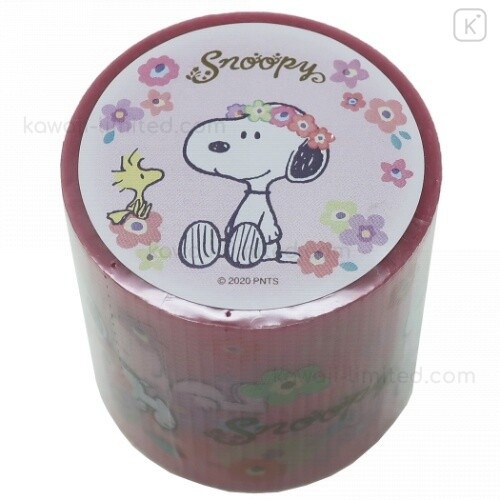 Japan Peanuts Yojo Masking Tape Snoopy Flower Kawaii Limited