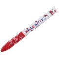 Japan Sanrio Two Color Mimi Pen - Hello Kitty : Apple - 1