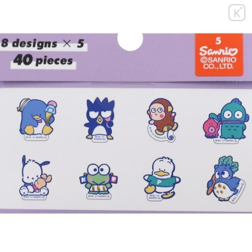 Japan Sanrio Upbeat Friends Seal Flakes Sticker - Purple - 2