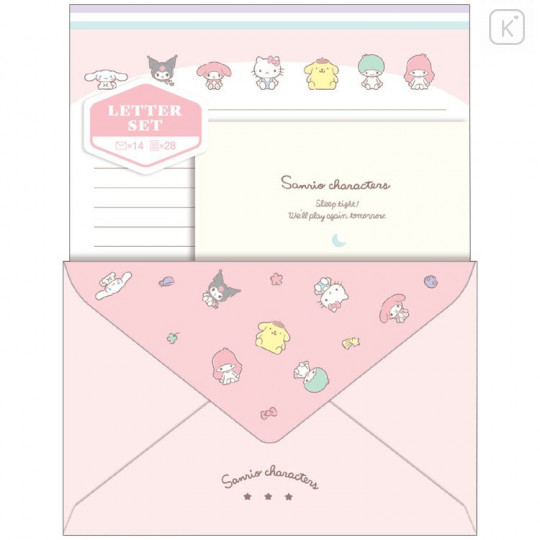 Japan Sanrio Letter Set - Crush Pink - 1