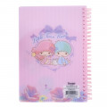 Sanrio A5 Twin Ring Notebook with File - Little Twin Stars / Flower - 2