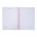 Sanrio A5 Twin Ring Notebook with File - Cinnamoroll / Flower - 4