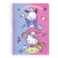 Sanrio A5 Twin Ring Notebook with File - Mix - 1
