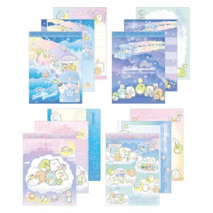 Japan San-X Mini Notepad 4pcs Set - Sumikko Gurashi / Starry Sky Walk