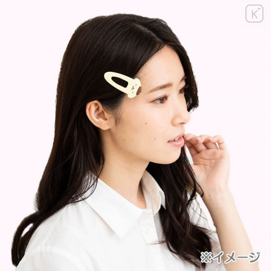 Japan Sanrio Acrylic Hair Clip - Pompompurin - 6