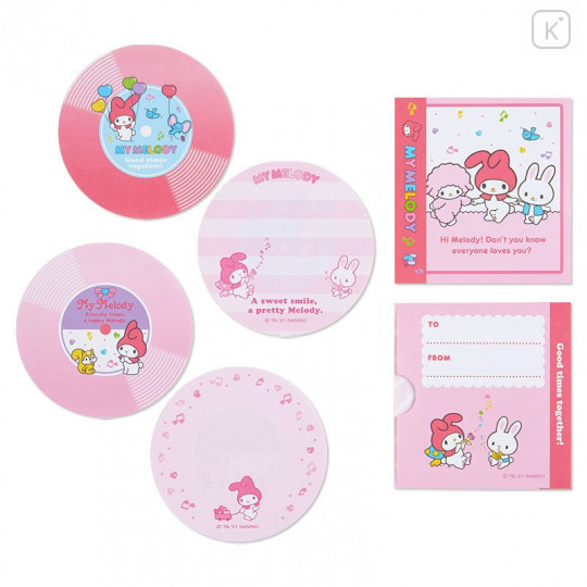 Japan Sanrio Disc Record Memo Pad - My Melody - 1