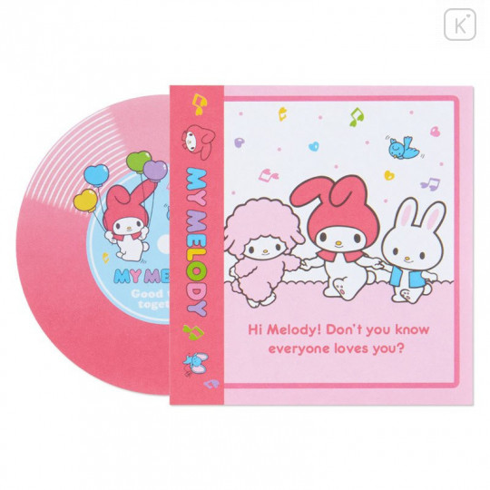 Japan Sanrio Disc Record Memo Pad - My Melody - 8