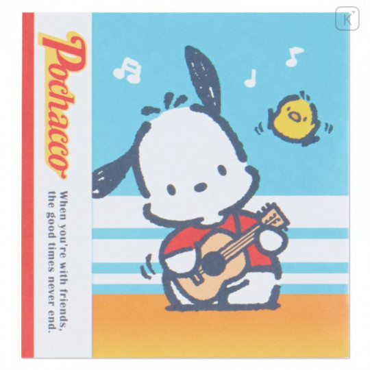 Japan Sanrio Disc Record Memo Pad - Pochacco - 4