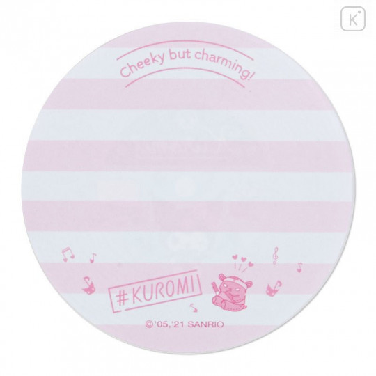 Japan Sanrio Disc Record Memo Pad - Kuromi - 6