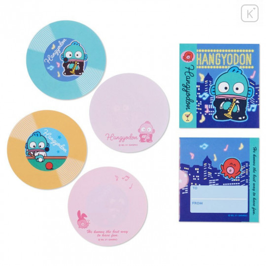 Japan Sanrio Disc Record Memo Pad - Hangyodon - 1