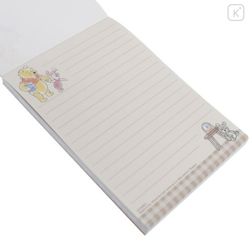 Japan Disney A6 Notepad - Winnie the Pooh - 2