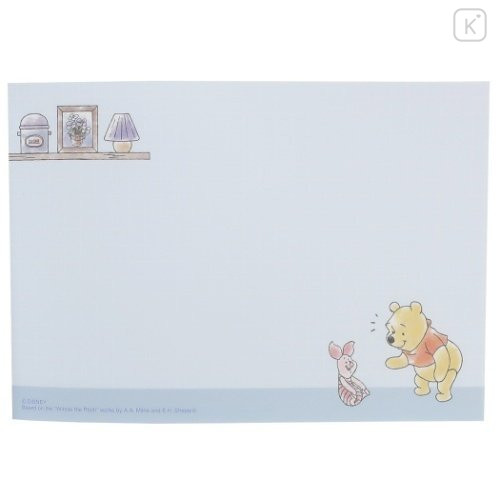 Japan Disney A6 Notepad - Winnie the Pooh - 3