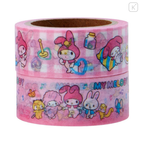 Japan Sanrio Cassette Washi Masking Tape Set - My Melody - 4