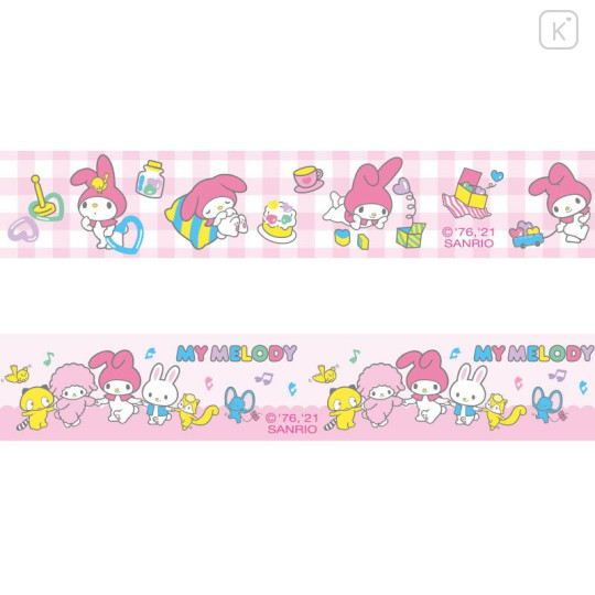 Japan Sanrio Cassette Washi Masking Tape Set - My Melody - 6