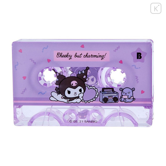 Japan Sanrio Cassette Washi Masking Tape Set - Kuromi - 3