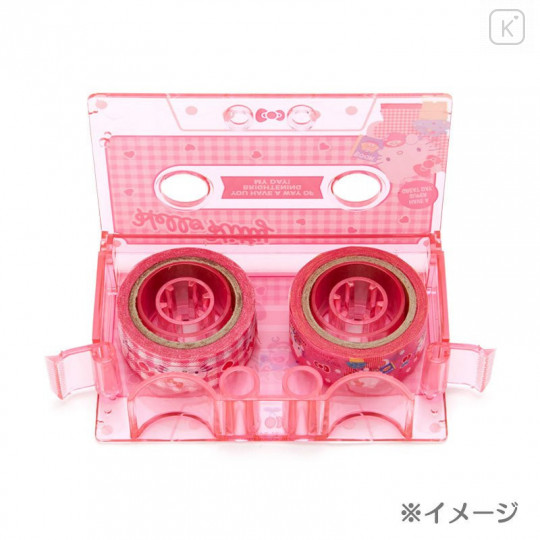 Japan Sanrio Cassette Washi Masking Tape Set - Hangyodon - 7