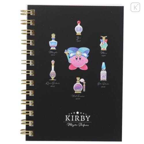 Japan Kirby B7 Twin Ring Notebook - Mystic Perfume Black - 1