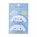 Japan Sanrio Mascot Hair Clip 2pcs Set - Cinnamoroll / Starry Sky - 1