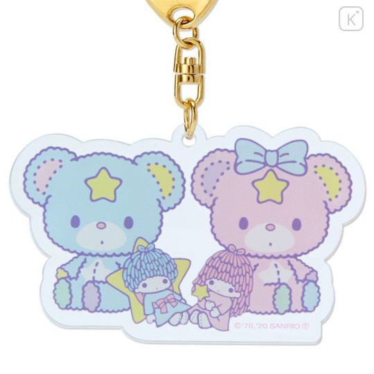 Japan Sanrio Acrylic Keychain - Puff & Poff : 45th Anniversary - 2