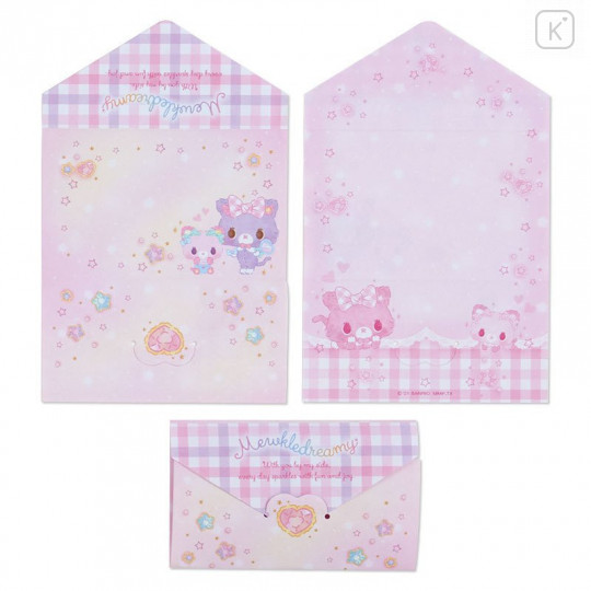 Japan Sanrio Letter Set with Lock Case - Mewkledreamy Chia - 8