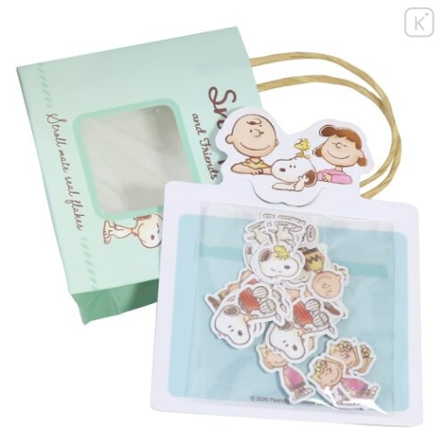 Japan Peanuts Stickers with Mini Paper Bag - Snoopy and Friends - 2