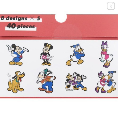 Japan Disney Upbeat Friends Seal Flakes Sticker - Mickey & Friends
