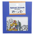 Japan Snoopy Upbeat Friends Seal Flakes Sticker - Family - 1