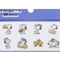 Japan Snoopy Upbeat Friends Seal Flakes Sticker - Family - 2