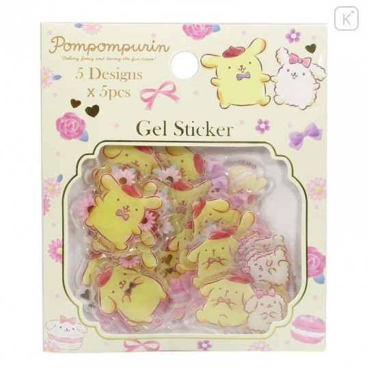 Sanrio Gel Sticker - Pompompurin - 1