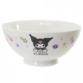 Japan Sanrio Porcelain Bowl - Kuromi Stars - 1