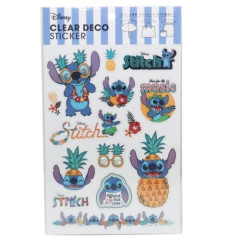 Japan Disney Clear Deco Sticker Stickers - Stitch