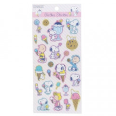Japan Peanuts Glitter Sticker - Snoopy / Sweets