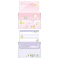 Japan San-X Mini Letter Set with Case - Sumikko Gurashi / Starry Sky Walk B - 2