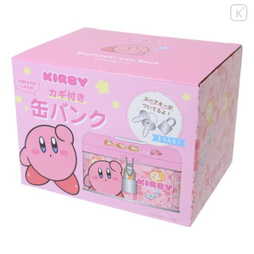 Japan Kirby Can Piggy Bank with Lock Case - Kirby & Waddle Dee : Pink - 6