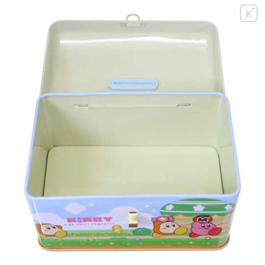 Japan Kirby Can Piggy Bank with Lock Case - Kirby & Waddle Dee : Mission - 3