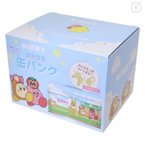 Japan Kirby Can Piggy Bank with Lock Case - Kirby & Waddle Dee : Mission - 6